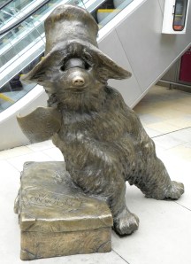 Guess who lives at Paddington Station? Paddington Bear!