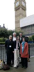 Ray, Steve, Sarah, Bruce and Amy (ME!) with Big Ben