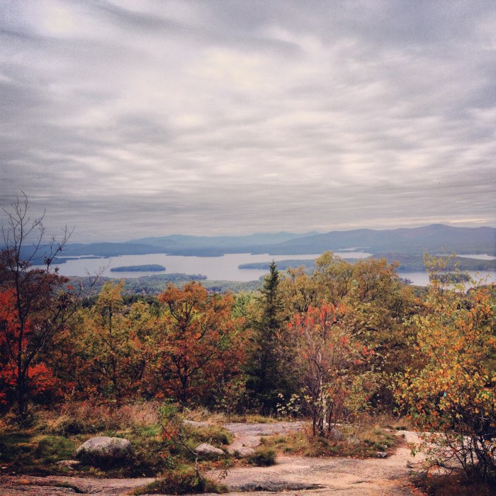 Hiking in the White Mountains.